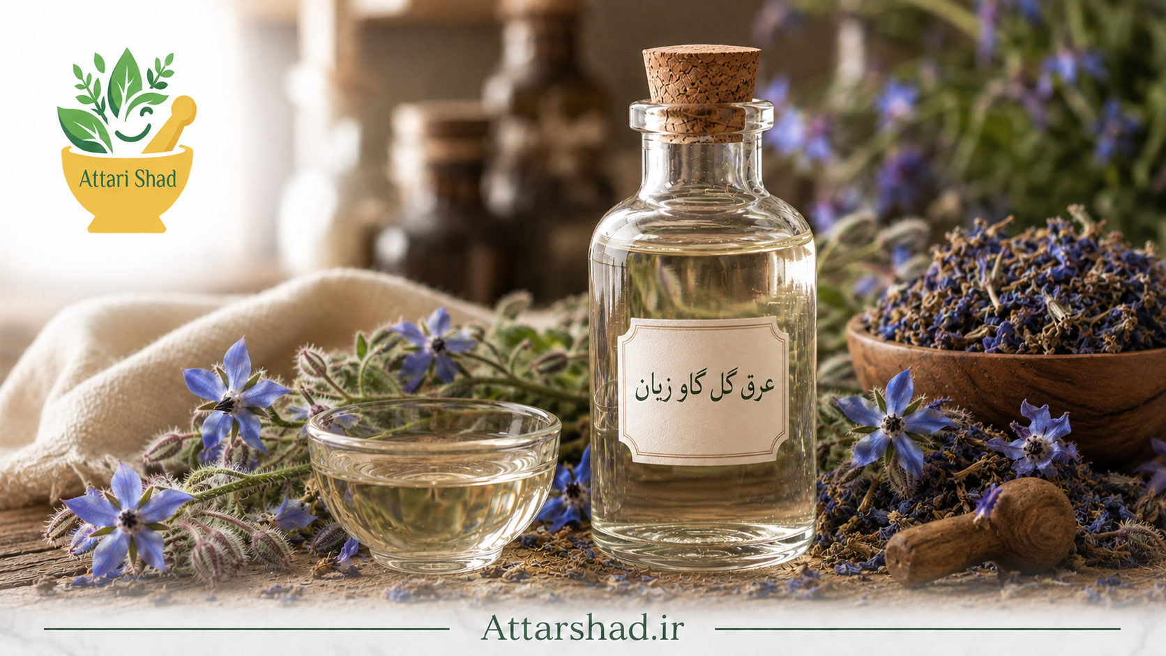 خواص عرق گل گاو زبان